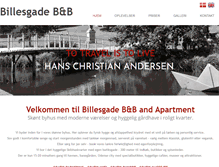 Tablet Screenshot of billesgade.dk